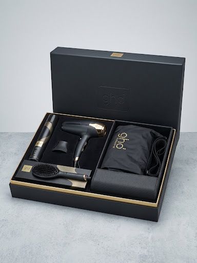 KIT GHD CON PHON GHD HELIOS 2200 WATT PIU' +SPAZZOLA GHD GLIDE+ +   LACCA GHD + BORSA GHD