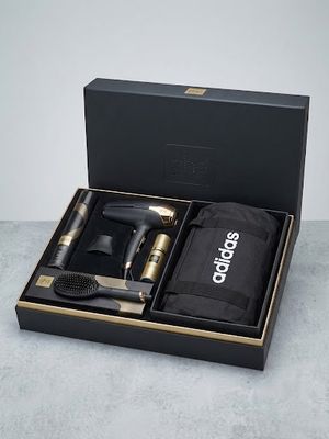KIT GHD CON PHON GHD HELIOS 2200 WATT PIU' +SPAZZOLA ELETTRICA GHD GLIDE+ +   LACCA GHD + BORSA  ADIDAS