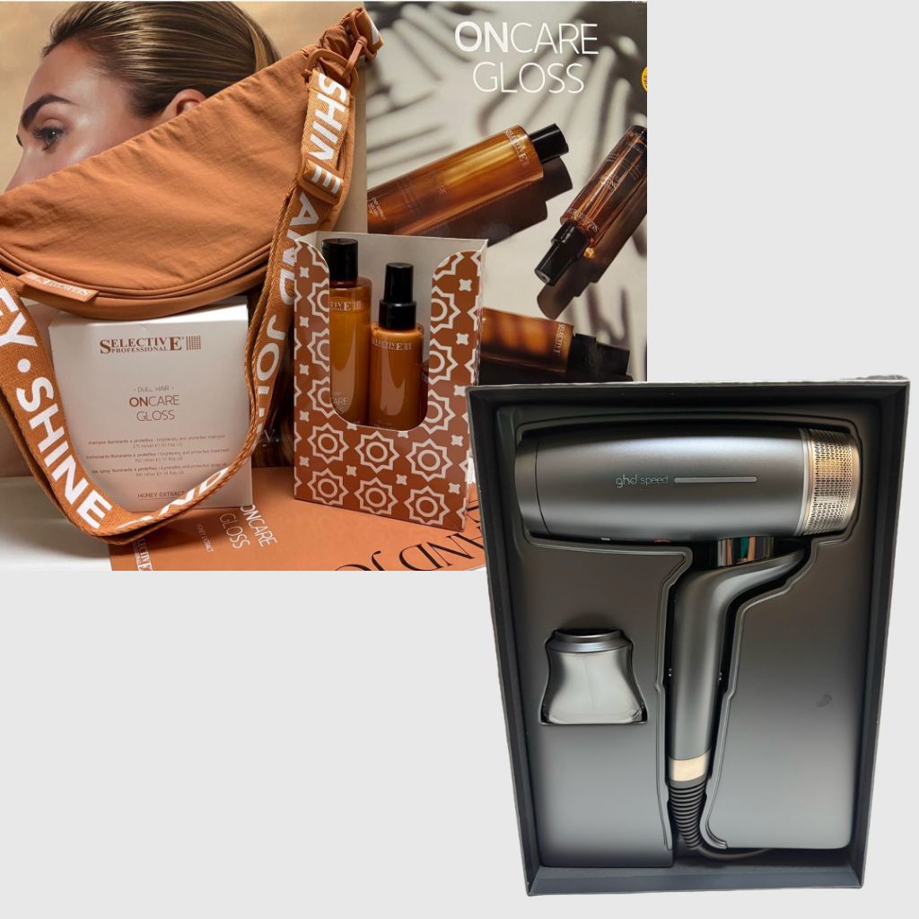 PHON GHD SPEED 2100 WATT  + KIT MARE SELECTIVE SHAMPOO 275 ML MASK 175 ML SPRAY CORPO CAPELLI 100 ML IN OMAGGIO BORSELLO