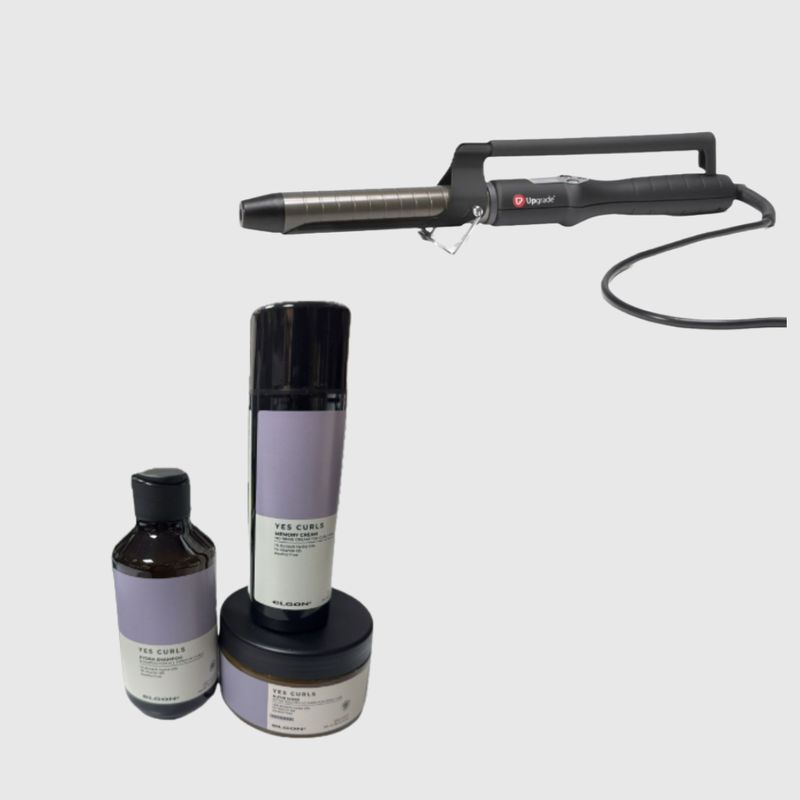 FERRO UPGRADE TITANIUM PRO 32 MM UG07E IN OMAGGIO KIT YES CURL ELGON SHAMPOO 250 ML MASCHERA 250 ML MEMORY CREAM CREMA X RICCI NO RINSE 150 ML FERRO UPGRADE TITANIUM PRO 32 MM UG07E IN OMAGGIO KIT YES CURL ELGON SHAMPOO 250 ML MASCHERA 250 ML MEMORY CREAM CREMA X RICCI NO RINSE 150 ML