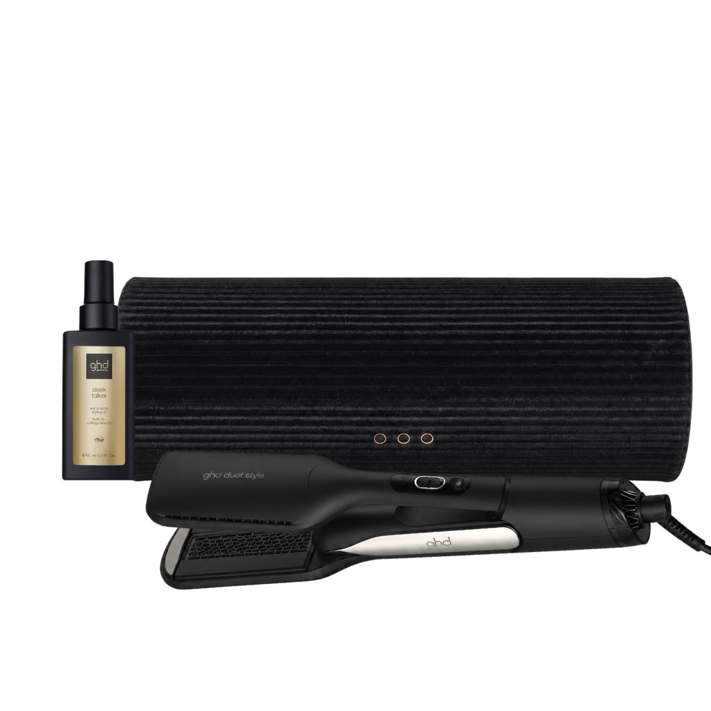PIASTRA GHD DUET STYLE GIFT SET E SLEEK TALKER + KIT MARE SELECTIVE SHAMPOO 275 LEAVE-IN 150 ML E SPRAY 100 ML IN OMAGGIO BORSELLO SELECTIVE PIASTRA GHD DUET STYLE GIFT SET E SLEEK TALKER + KIT MARE SELECTIVE SHAMPOO 275 LEAVE-IN 150 ML E SPRAY 100 ML IN OMAGGIO BORSELLO SELECTIVE