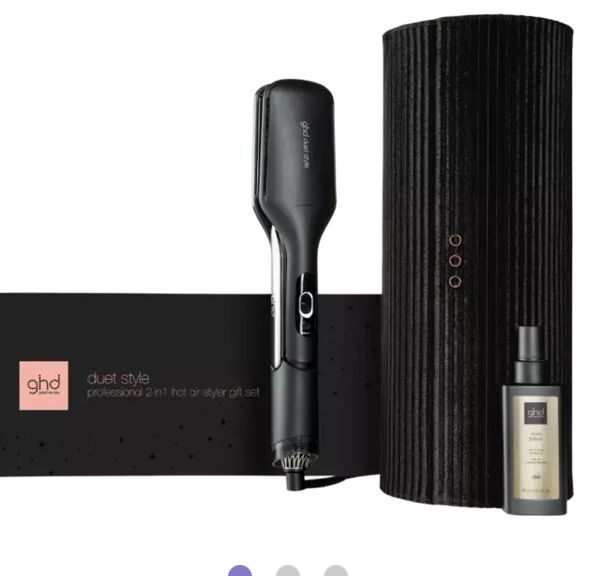 PIASTRA GHD DUET STYLE GIFT SET E SLEEK TALKER + KIT MARE ELGON + BORSA GHD IN OMAGGIO PIASTRA GHD DUET STYLE GIFT SET E SLEEK TALKER + KIT MARE ELGON + BORSA GHD IN OMAGGIO