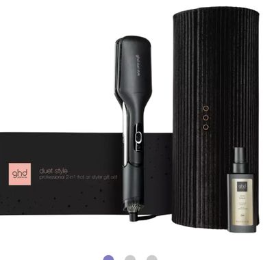 PIASTRA GHD DUET STYLE GIFT SET E SLEEK TALKER + KIT MARE ELGON + BORSA GHD IN OMAGGIO PIASTRA GHD DUET STYLE GIFT SET E SLEEK TALKER + KIT MARE ELGON + BORSA GHD IN OMAGGIO