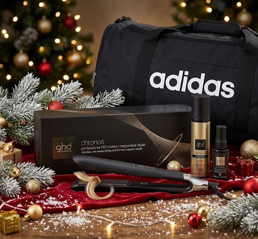 KIT GHD CON PIASTRA GHD CHRONOS BLACK + TERMOPROTETTORE GHD + OLIO GHD SLEEK OPERATOR + BORSONE ADIDAS KIT GHD CON PIASTRA GHD CHRONOS BLACK + TERMOPROTETTORE GHD + OLIO GHD SLEEK OPERATOR + BORSONE ADIDAS