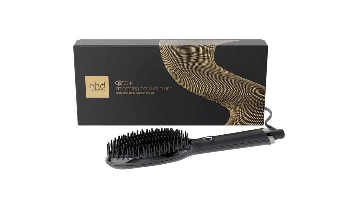 KIT MARE NUOVA SPAZZOLA GHD GLIDE+ 4 SOLARI OCLEO'+KIT SELELECTIVE CON BORSELLO IN OMAGGIO + BORSA GHD