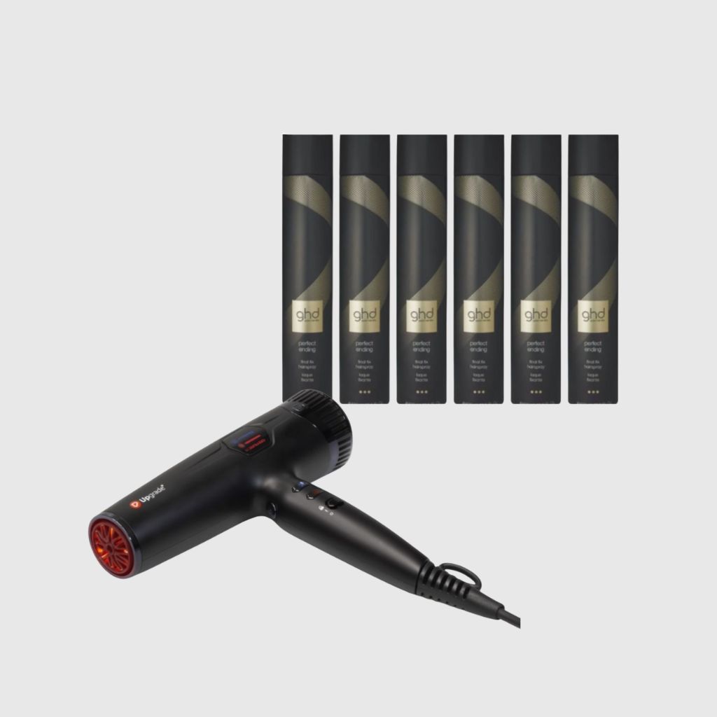 KIT CON PHON UP GRADE HIPER SENSE BIO INFRARED 2400 WATT CON DIFFUSORE PIU'6 LACCHE GHD 400 ML PERFECT ENDING KIT CON PHON UP GRADE HIPER SENSE BIO INFRARED 2400 WATT CON DIFFUSORE PIU'6 LACCHE GHD 400 ML PERFECT ENDING
