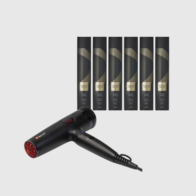 KIT CON PHON UP GRADE HIPER SENSE BIO INFRARED 2400 WATT CON DIFFUSORE PIU'6 LACCHE GHD 400 ML PERFECT ENDING KIT CON PHON UP GRADE HIPER SENSE BIO INFRARED 2400 WATT CON DIFFUSORE PIU'6 LACCHE GHD 400 ML PERFECT ENDING