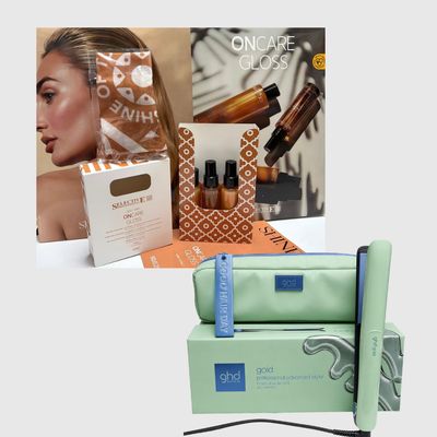PIASTRA GHD GOLD JELLY MINT CON POCHETTE + KIT MARE SELECTIVE SHAMPOO MASK SPRAY E LIP BALM CON FOULARD IN OMAGGIO PIASTRA GHD GOLD JELLY MINT CON POCHETTE + KIT MARE SELECTIVE SHAMPOO MASK SPRAY E LIP BALM CON FOULARD IN OMAGGIO