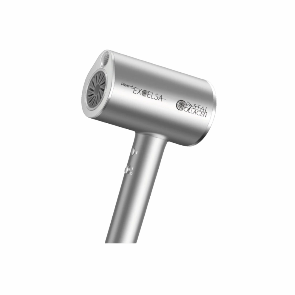 PIASTRA GHD CHRONOS NERA PIU' PHON RETRO' EXCELSA CRYSTAL COLLAGENE1800 WATT IN OMAGGIO TERMOPROTETTORE GHD PIU' POCHETTE GHD