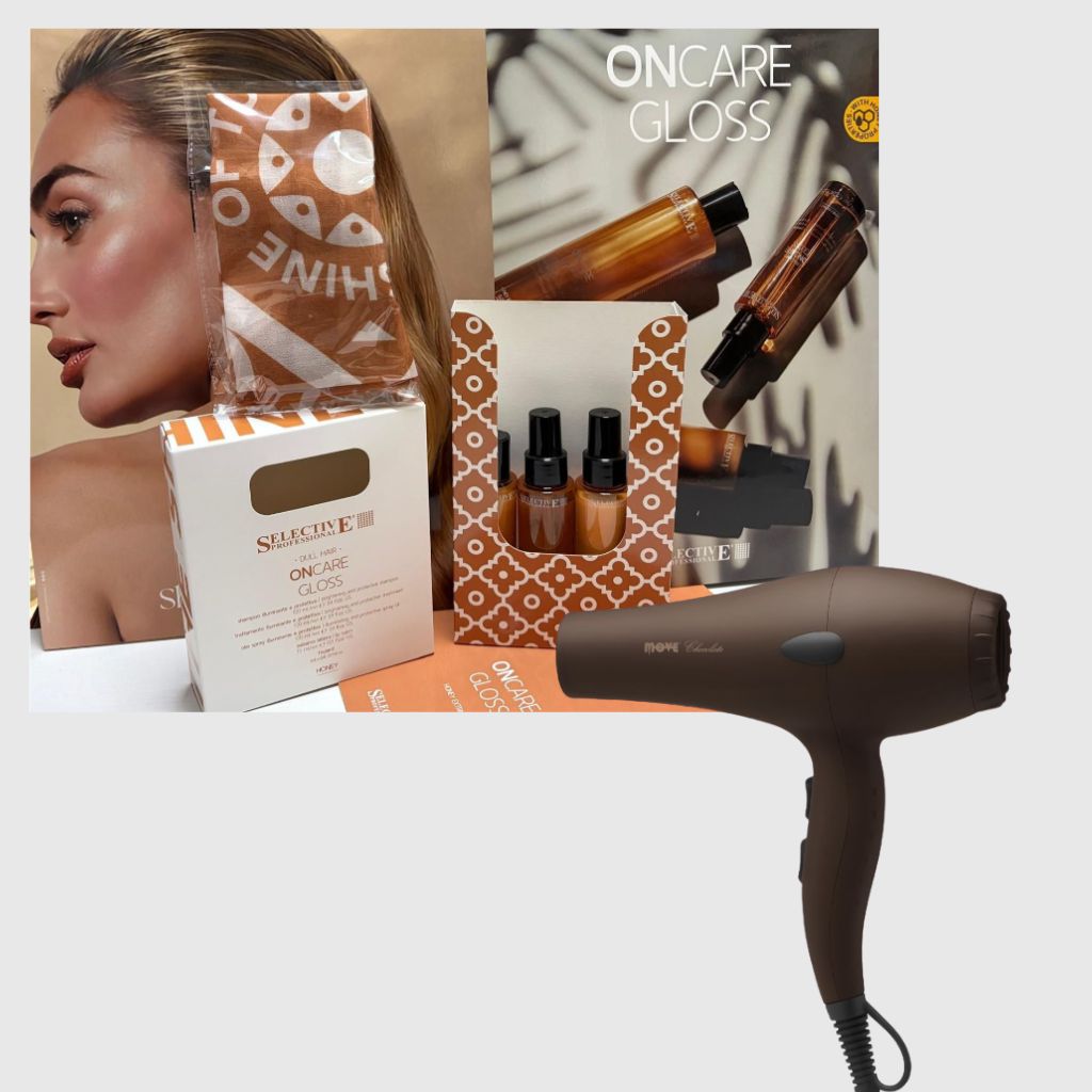 PHON MOVE AIR 9000 2100 WATT CHOCOLATE + KIT MARE SELECTIVE CON IN OMAGGIO FOULARD