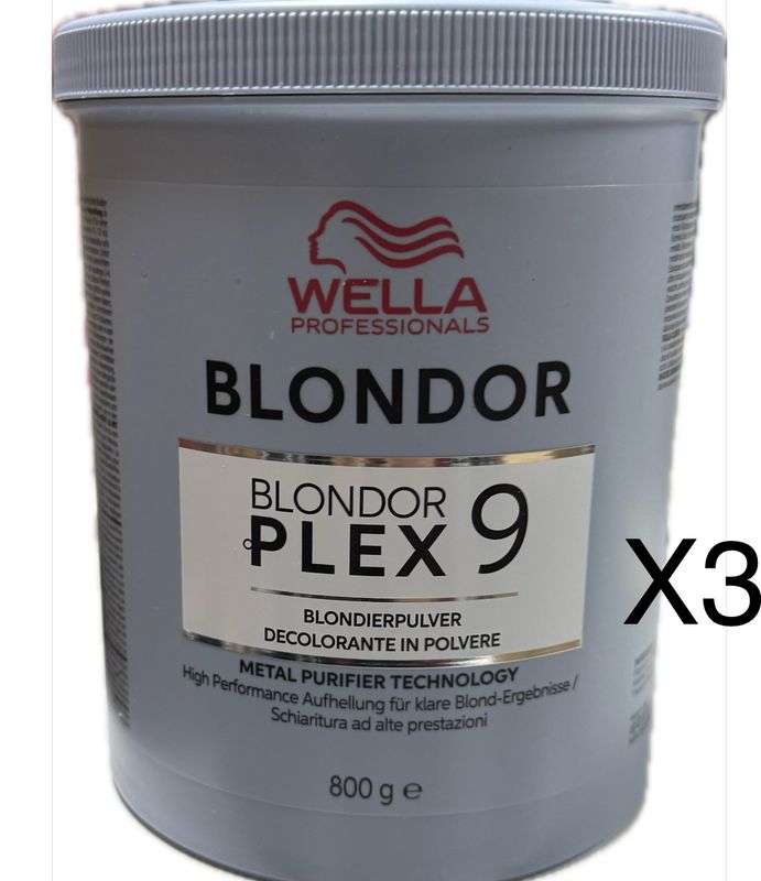 NEW DECOLORANTE WELLA BLONDOR PLEX 800 GR X 3 PZ NEW DECOLORANTE WELLA BLONDOR PLEX 800 GR X 3 PZ