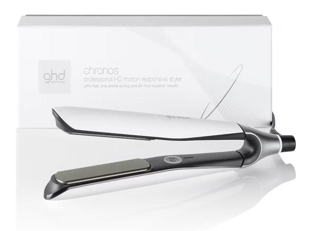 PIASTRA GHD CHRONOS BIANCA + PHON BLACK STAR TURBO PIUMA BIANCO