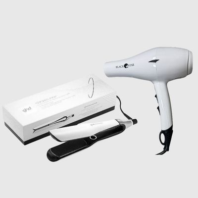 PIASTRA GHD CHRONOS MAX BIANCA PIU' PHON BLACK STAR TURBO PIUMA BIANCO 1700 WATT