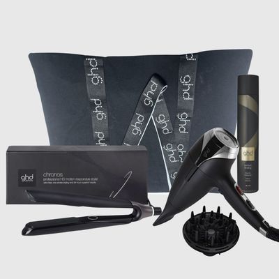 KIT GHD CON PIASTRA GHD CHRONOS NERA + PHON GHD HELIOS NERO+ DIFFUSORE GHD + LACCA GHD E BORSA GHD KIT GHD CON PIASTRA GHD CHRONOS NERA + PHON GHD HELIOS NERO+ DIFFUSORE GHD + LACCA GHD E BORSA GHD