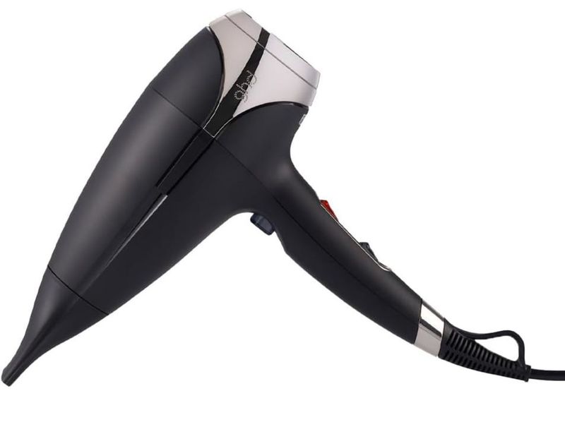 PHON GHD HELIOS NERO + GHD WAVE TRIPLE BARREL + TERMOPROTETTORE GHD 250 ML + BORSA IN TELA GHD