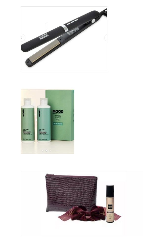 KIT CON PIASTRA KIEPE HOME PRECISION COLORI A SCELTA (NERA ROSA CELESTE) + BOX MOOD SHAMPOO E MASK ULTRA CARE 200 ML