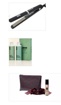 KIT CON PIASTRA KIEPE HOME PRECISION COLORI A SCELTA (NERA ROSA CELESTE) + BOX MOOD SHAMPOO E MASK ULTRA CARE 200 ML