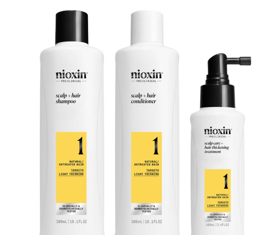 NIOXIN KIT SYSTEM 1 3X300 MLPER CAPELLI NATURALI CON ASSOTTIGLIAMENTO LIEVE