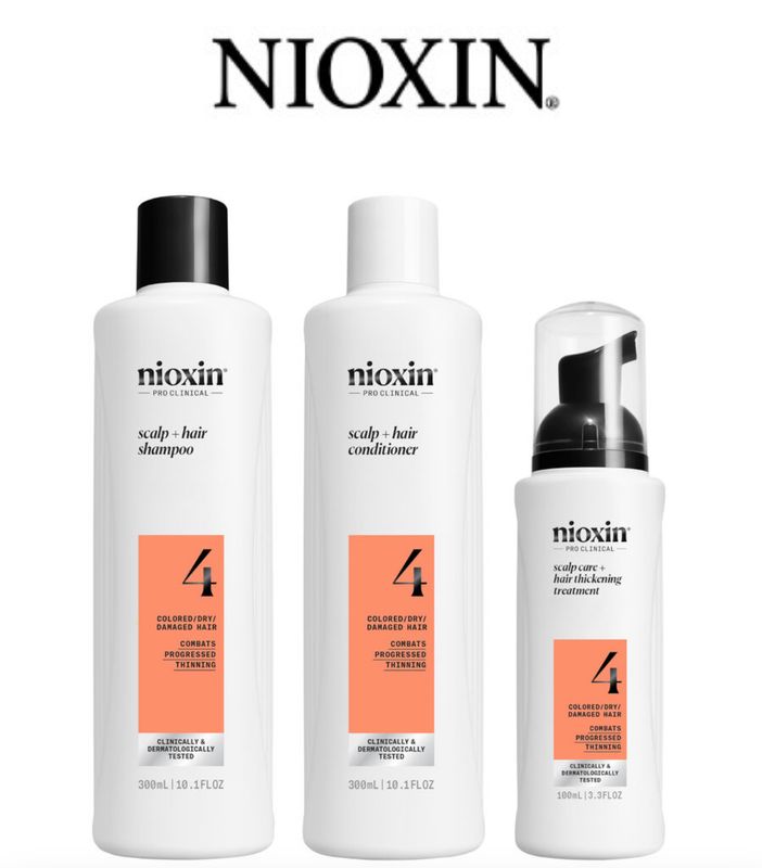 NIOXIN KIT SYSTEM 4 3 X 300 ML PER CAPELLI COLORATI CON ASSOTTIGLIAMENTO AVANZATO