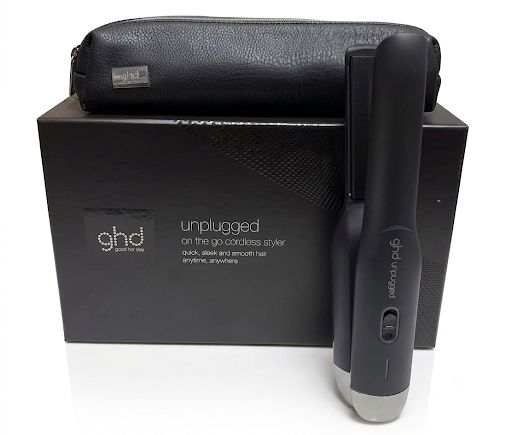 PIASTRA GHD UNPLUGGED NERA CON POCHETTE SENZA FILI