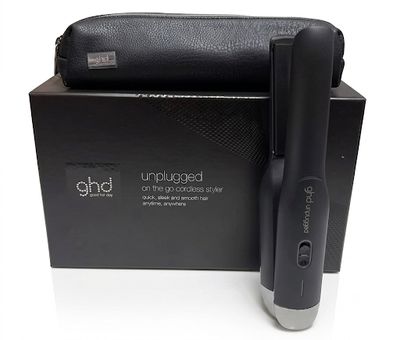 PIASTRA GHD UNPLUGGED NERA CON POCHETTE SENZA FILI PIASTRA GHD UNPLUGGED NERA CON POCHETTE SENZA FILI