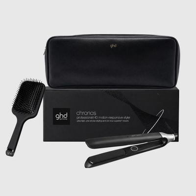 PIASTRA GHD CHRONOS + SPAZZOLA GHD + POCHETTE GHD TERMORESISTENTE PIASTRA GHD CHRONOS + SPAZZOLA GHD + POCHETTE GHD TERMORESISTENTE