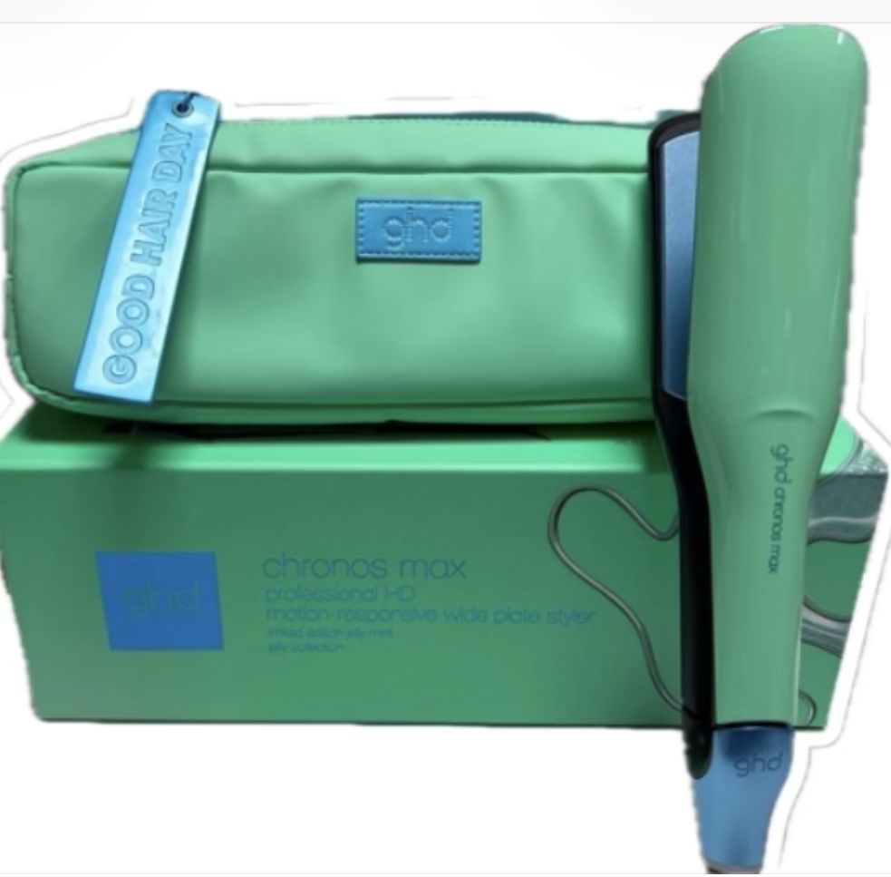 PIASTRA GHD CHRONOS MAX STYLER (LAMELLE 43 MM) JELLY MINT CON POCHETTE PIASTRA GHD CHRONOS MAX STYLER (LAMELLE 43 MM) JELLY MINT CON POCHETTE