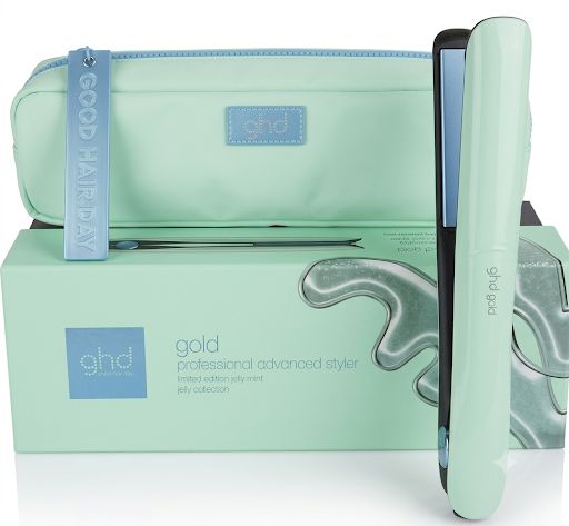 PIASTRA GHD GOLD STYLER(LAMELLE 26 MM) JELLY MINT CON POCHETTE PIASTRA GHD GOLD STYLER(LAMELLE 26 MM) JELLY MINT CON POCHETTE