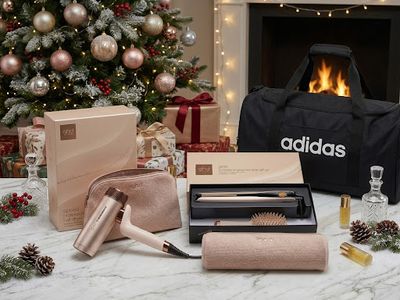 KIT GHD CON PHON GHD SPEED CASHMERE CON POCHETTE  + PIASTRA GHD GOLD CASHMERE GIFT SET CON SPAZZOLA E POCHETTE IN OMAGGIO BORSONE ADIDAS