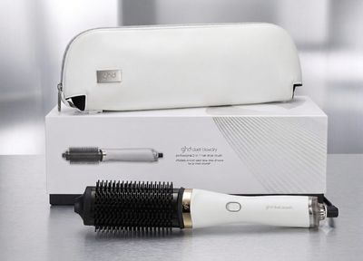 SPAZZOLA GHD DUET BLOW DRY BIANCA 2 IN 1 ASCIUGACAPELLI CON POCHETTE E PETTININO SPAZZOLA GHD DUET BLOW DRY BIANCA 2 IN 1 ASCIUGACAPELLI CON POCHETTE E PETTININO