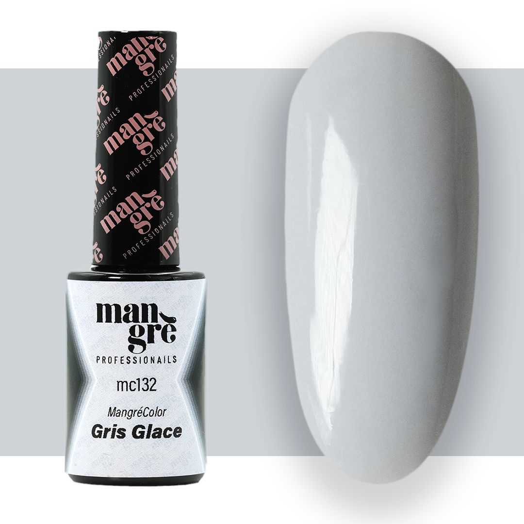 SMALTO SEMIPERMANENTE MANGRE' 8 ML MC132 GRIS GLACE SMALTO SEMIPERMANENTE MANGRE' 8 ML MC132 GRIS GLACE