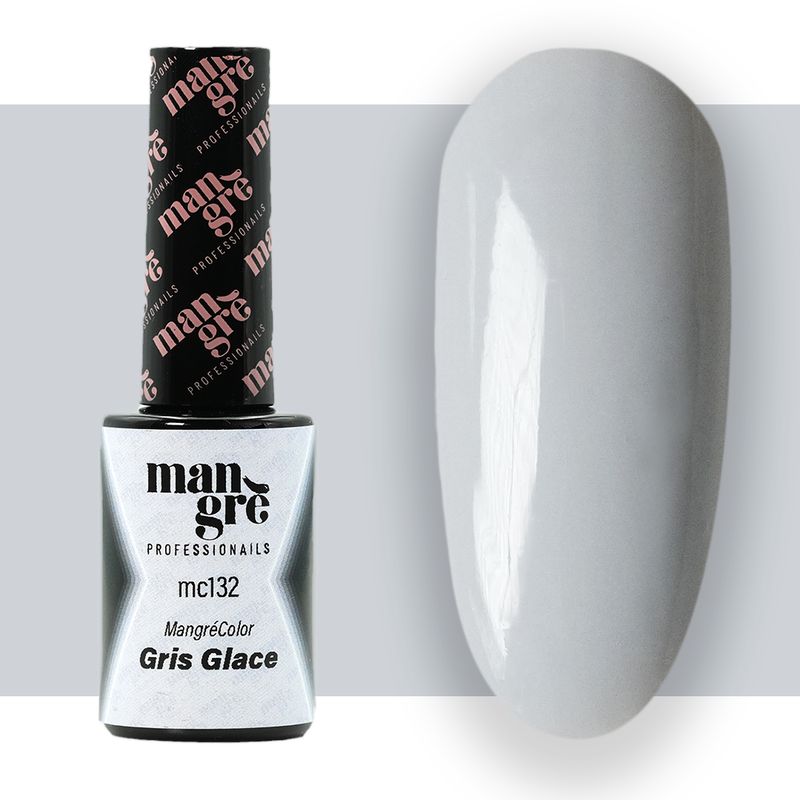 SMALTO SEMIPERMANENTE MANGRE' 8 ML MC132 GRIS GLACE SMALTO SEMIPERMANENTE MANGRE' 8 ML MC132 GRIS GLACE
