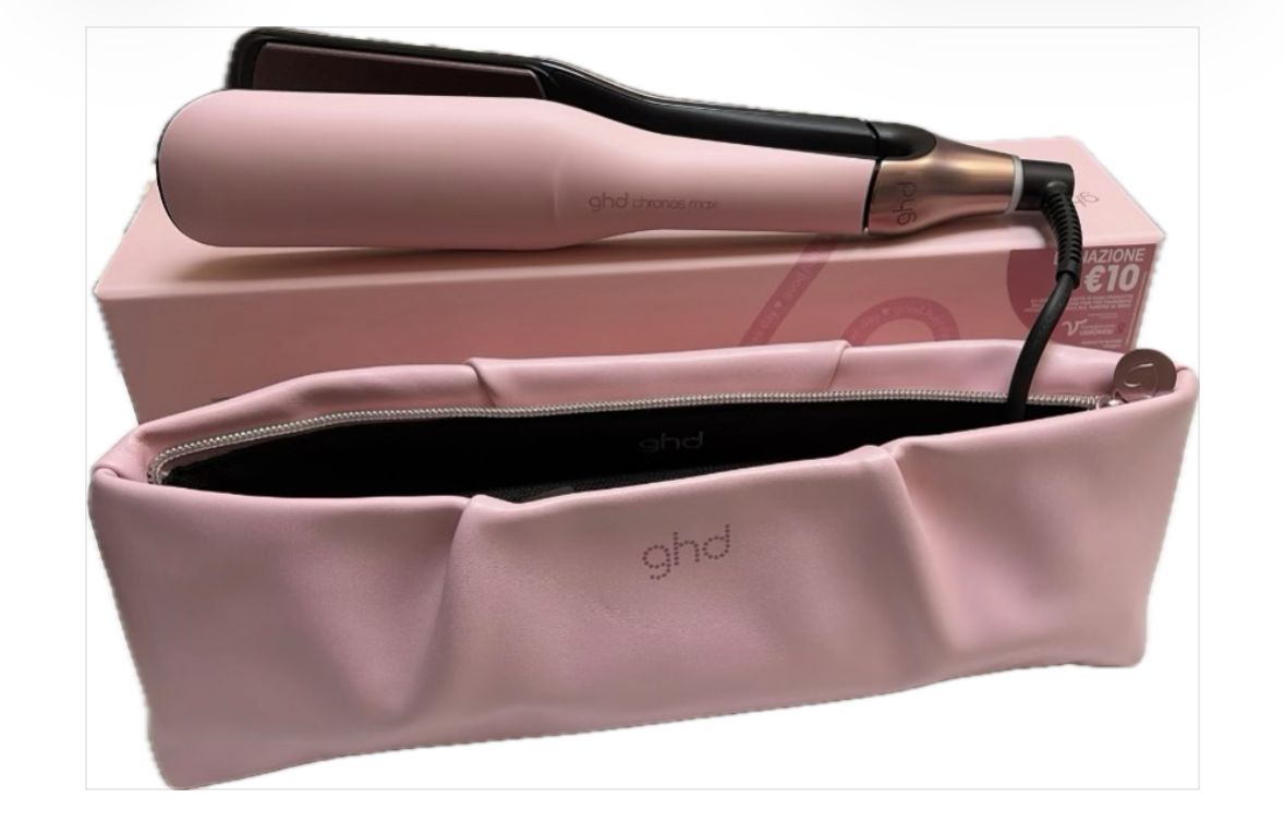 PIASTRA GHD CHRONOS MAX DUSTED PINK CON POCHETTE PIASTRA GHD CHRONOS MAX DUSTED PINK CON POCHETTE