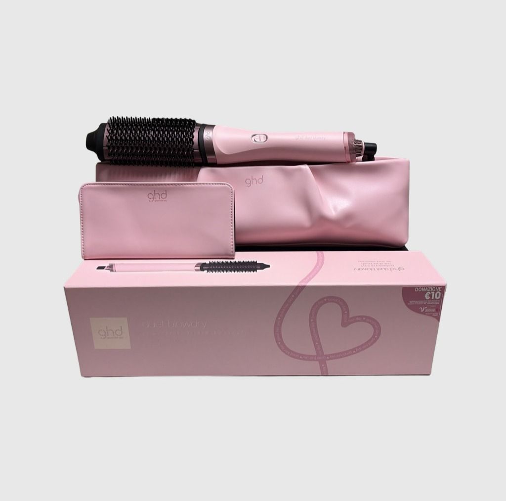 NUOVA SPAZZOLA ASCIUGACAPELLI GHD DUET BLOW DRY 2 IN 1 DUSTED PINK CON POCHETTE NUOVA SPAZZOLA ASCIUGACAPELLI GHD DUET BLOW DRY 2 IN 1 DUSTED PINK CON POCHETTE