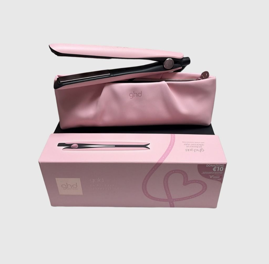 PIASTRA GHD GOLD DUSTED PINK CON POCHETTE INCLUSA