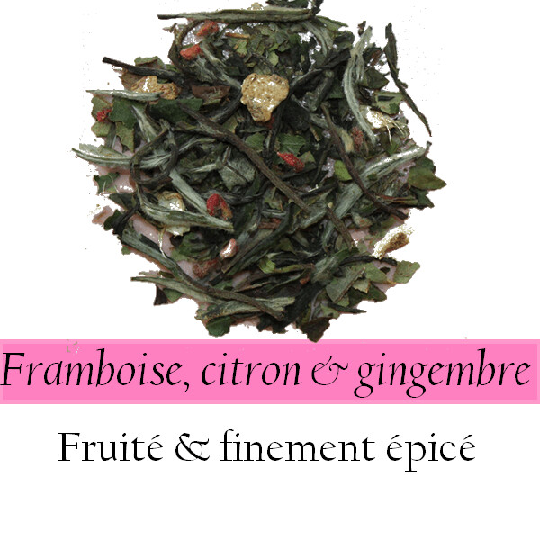 Thé Blanc - Framboise/Citron & Gingembre