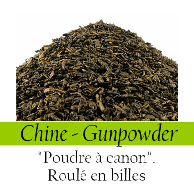 Thé Vert - Chine - Gunpowder