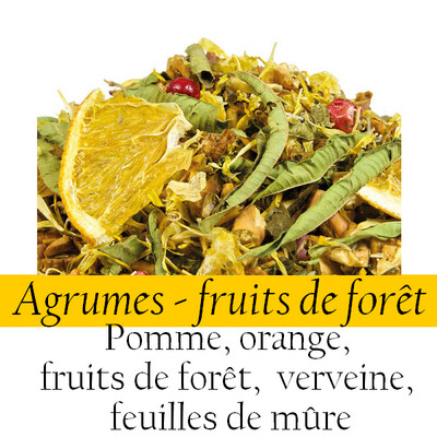 Eau de fruits - Agrumes/fruits de forêt