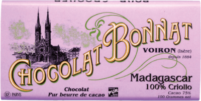 Bonnat- Tablette - Madagascar 100% Criollo