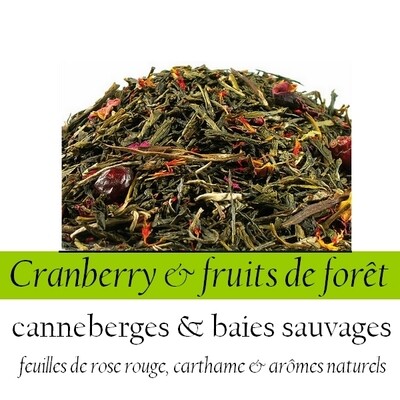 Thé Vert - Cranberry-Fruits de Forêt