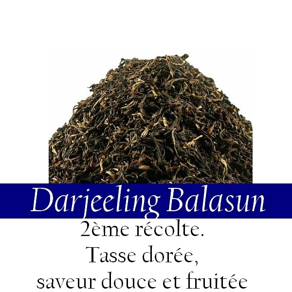 Thé Noir - Darjeeling Balasun- 2ème récolte