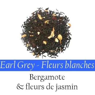 Thé Noir - Earl Grey - Fleurs blanches