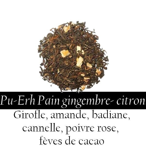 Thé Noir - Pu Erh -Citron/gingembre