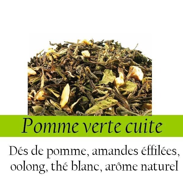 Thé Vert - Pomme  verte cuite