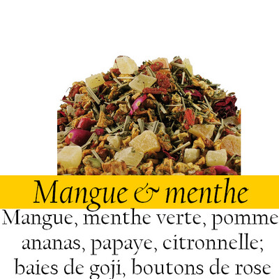 Eau de fruits - Mangue/Menthe