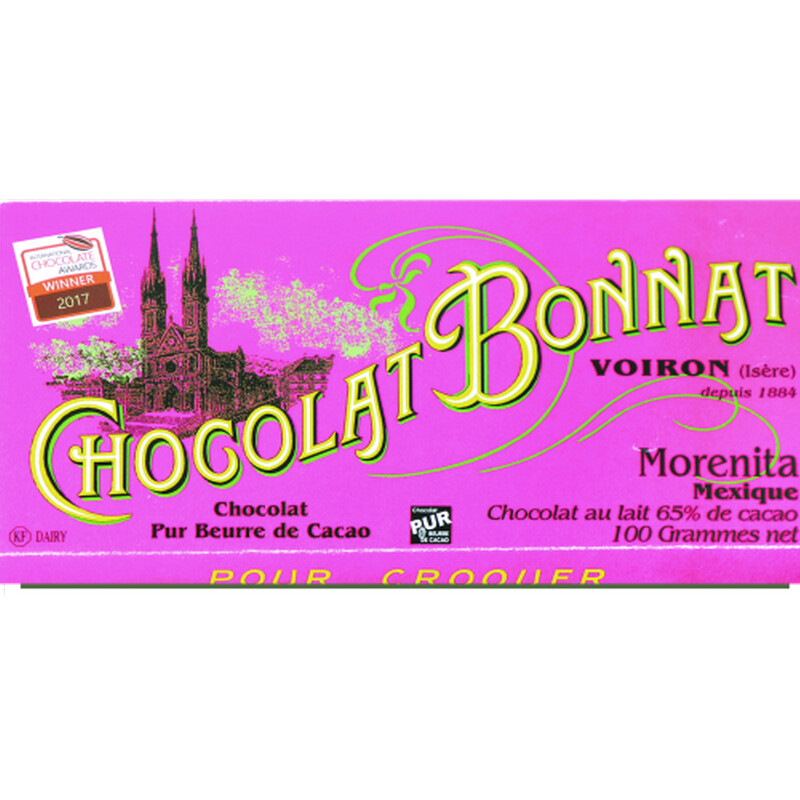 Bonnat - Tablette - Mexique Morenita (lait 65%) Bonnat - Tablette - Mexique Morenita (lait 65%)