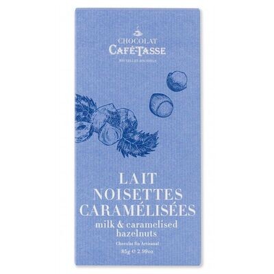 Café Tasse - Tablette Lait & Noisettes Caramélisées