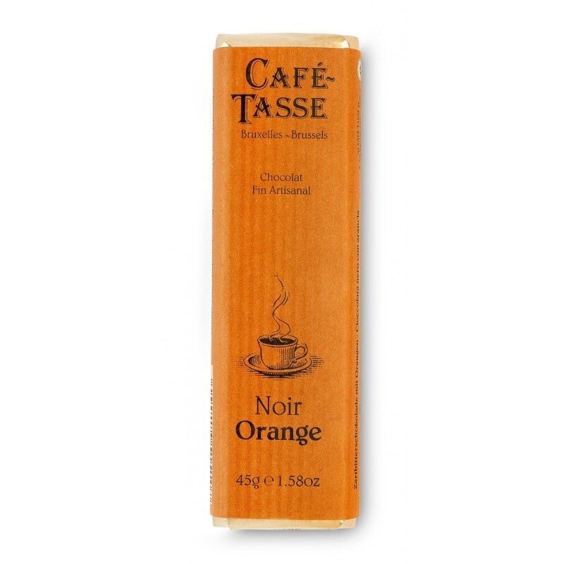 Café Tasse - Barre Noir - Orange