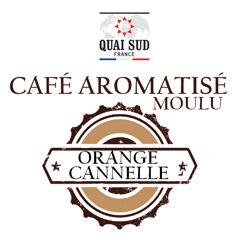 Café Aromatisé Moulu - ORANGE/CANNELLE