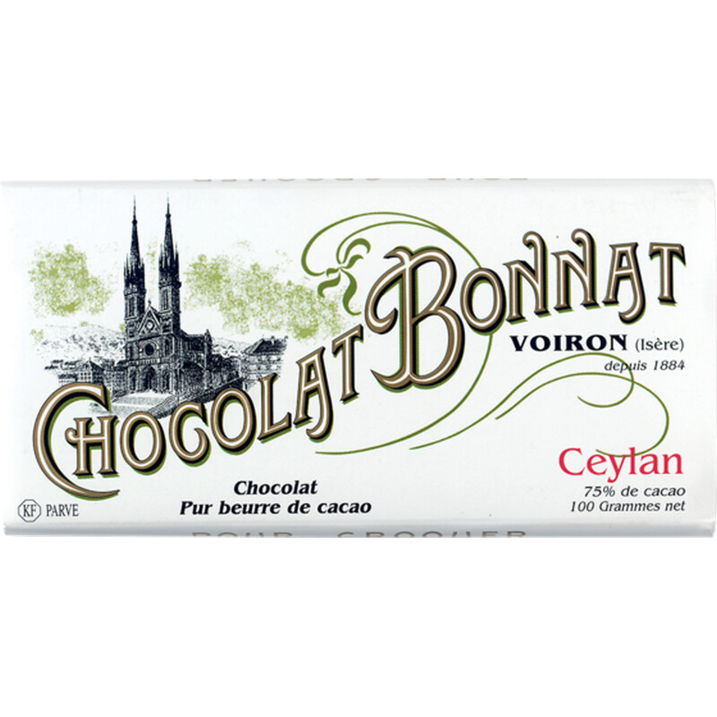 Bonnat -Tablette - Ceylan 75%